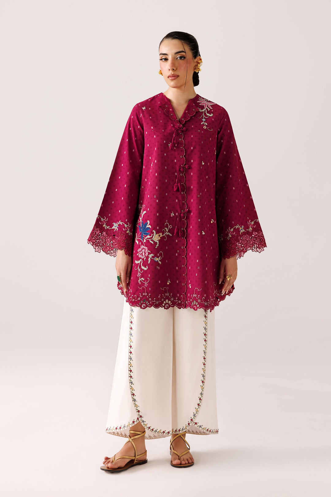 Alize - Qalamkar Embroidered Co-Ords 26'