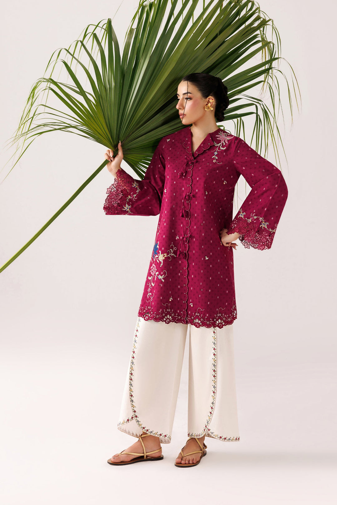 Alize - Qalamkar Embroidered Co-Ords 26'