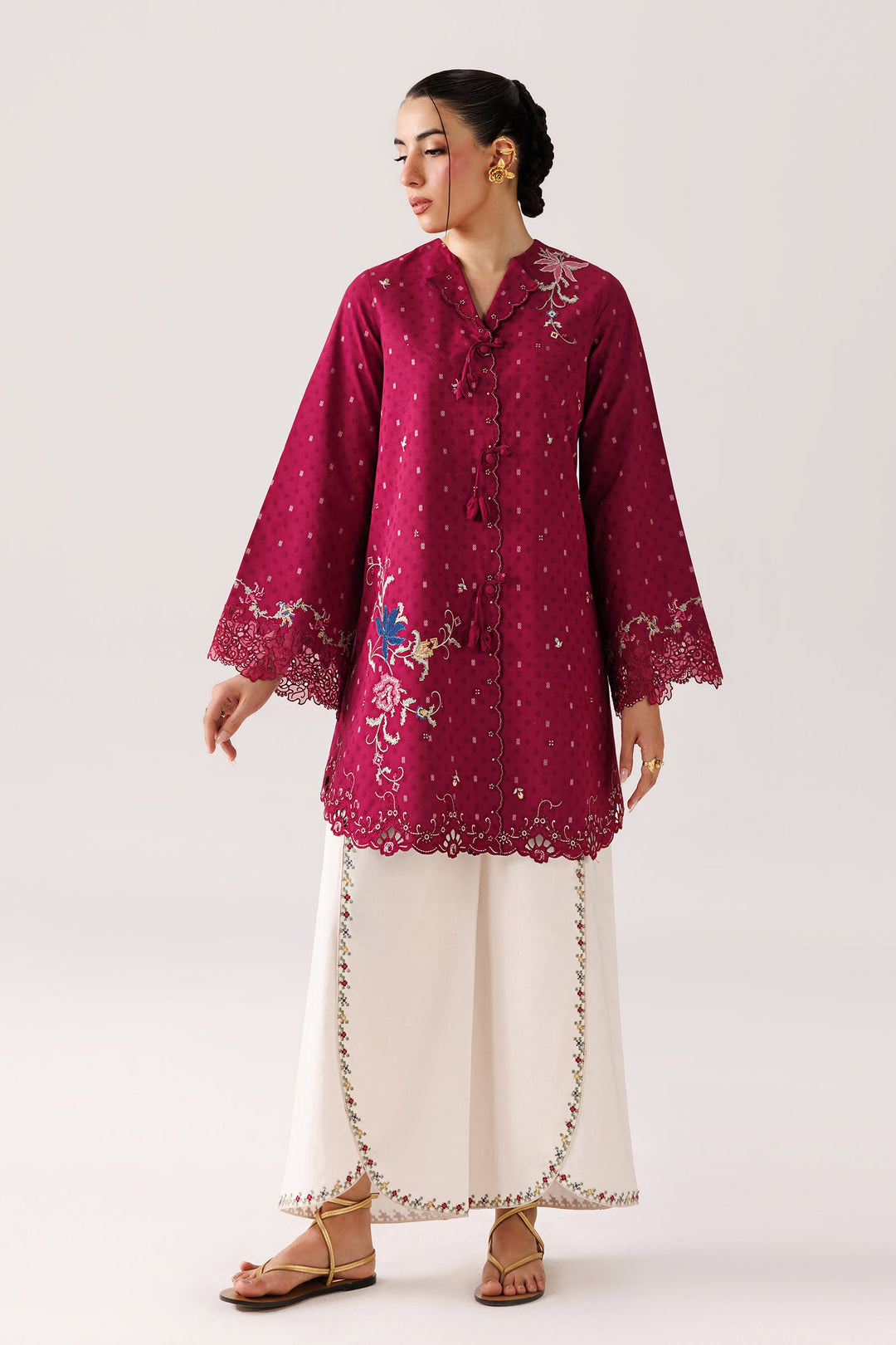 Alize - Qalamkar Embroidered Co-Ords 26'