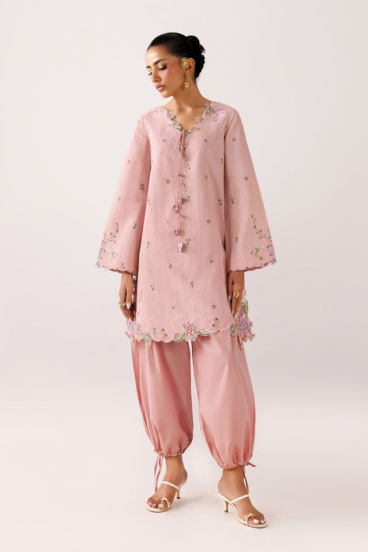 Riko - Qalamkar Embroidered Co-Ords 26'