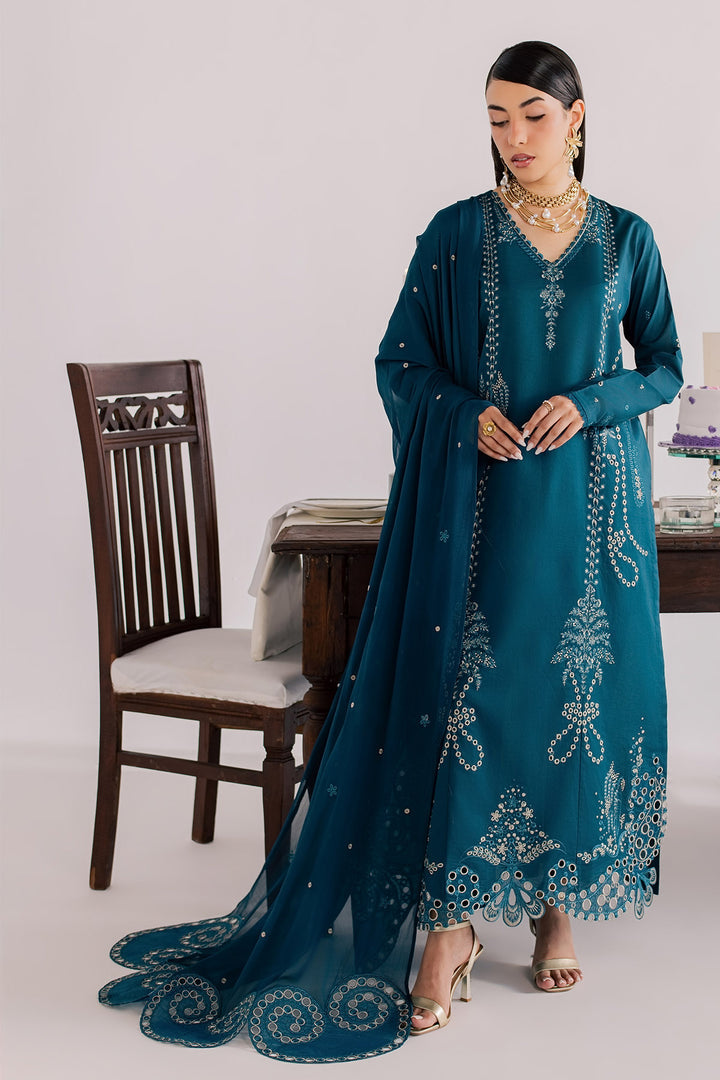 Embroidered Lawn Zinc Stitched Suit - Nureh