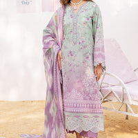 Lawn Lilac Stitched Suit - Nureh Gardenia