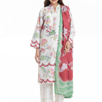 Cambric White Stitched Suit - Bonanza