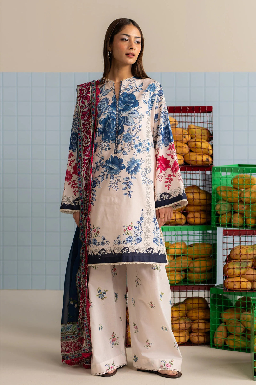 Emin-10A | Zara Shahjahan Stitched - Coco Prints Edit III
