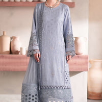 Karandi Grey Stitched Suit - Nureh