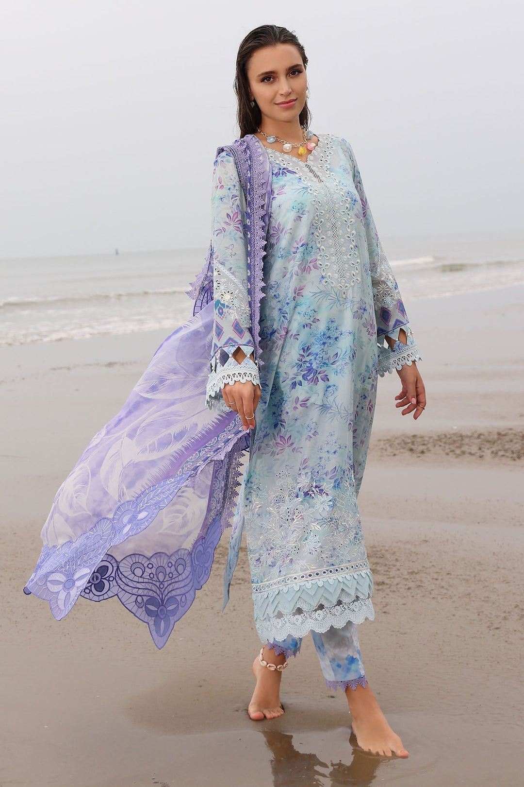 Design 8 - Nureh Gardenia Stitched