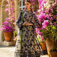 Blue Blossom - Elaf Premium Chikankari Stitched Collection