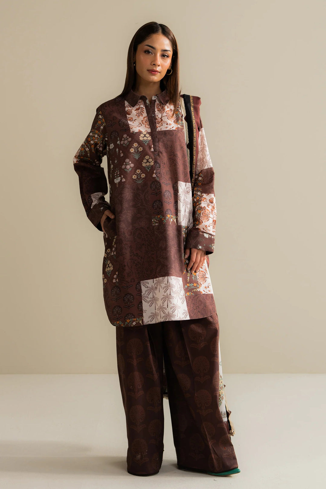 Mevi-5B | Zara Shahjahan Stitched - Coco Prints Edit III
