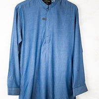 Cotton Blue Kurta Trouser - Cast & Crew