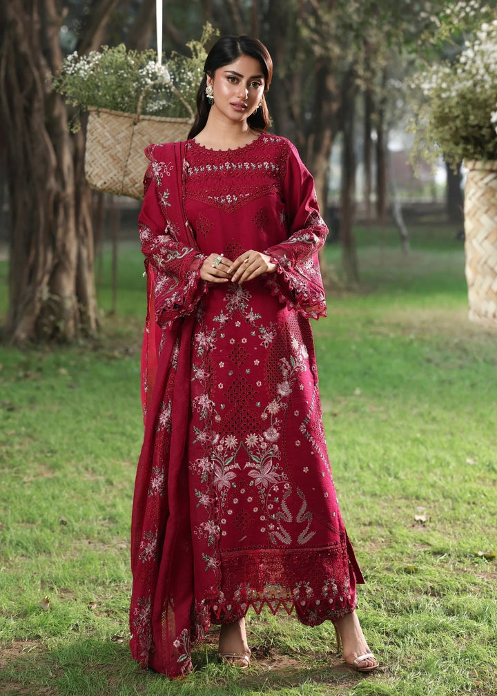 Floral Fuchsia - Tales of Petals Stitched by Sardinia