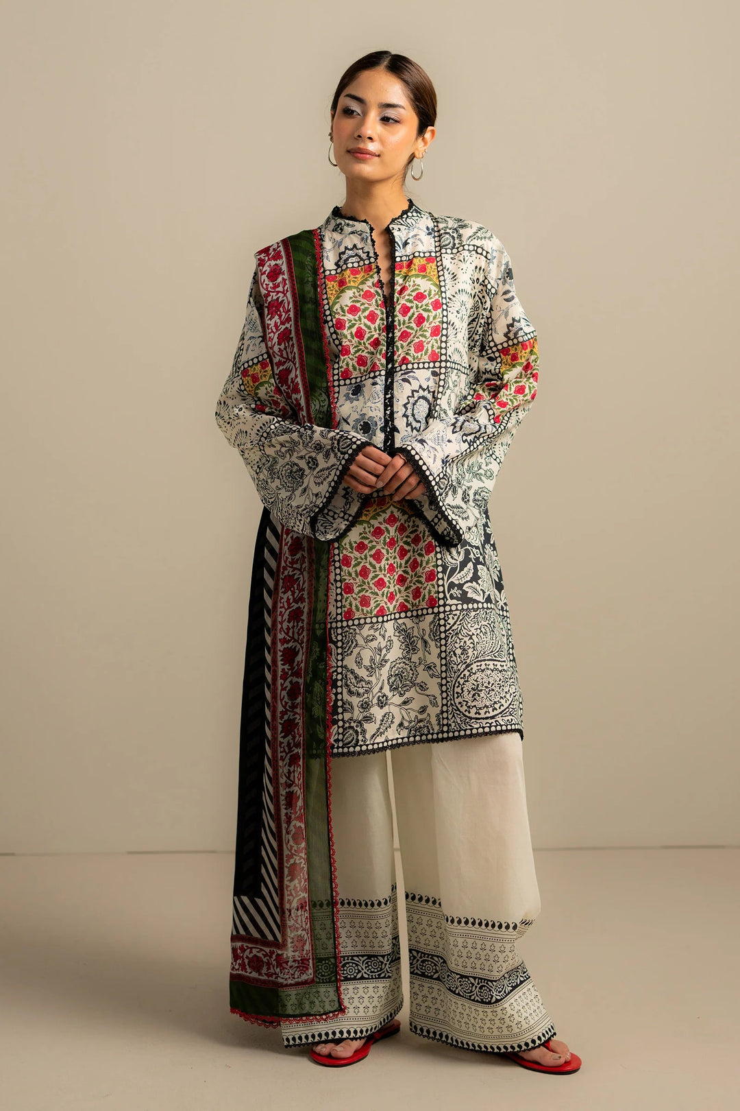 Elra-8B | Zara Shahjahan Stitched - Coco Prints Edit III