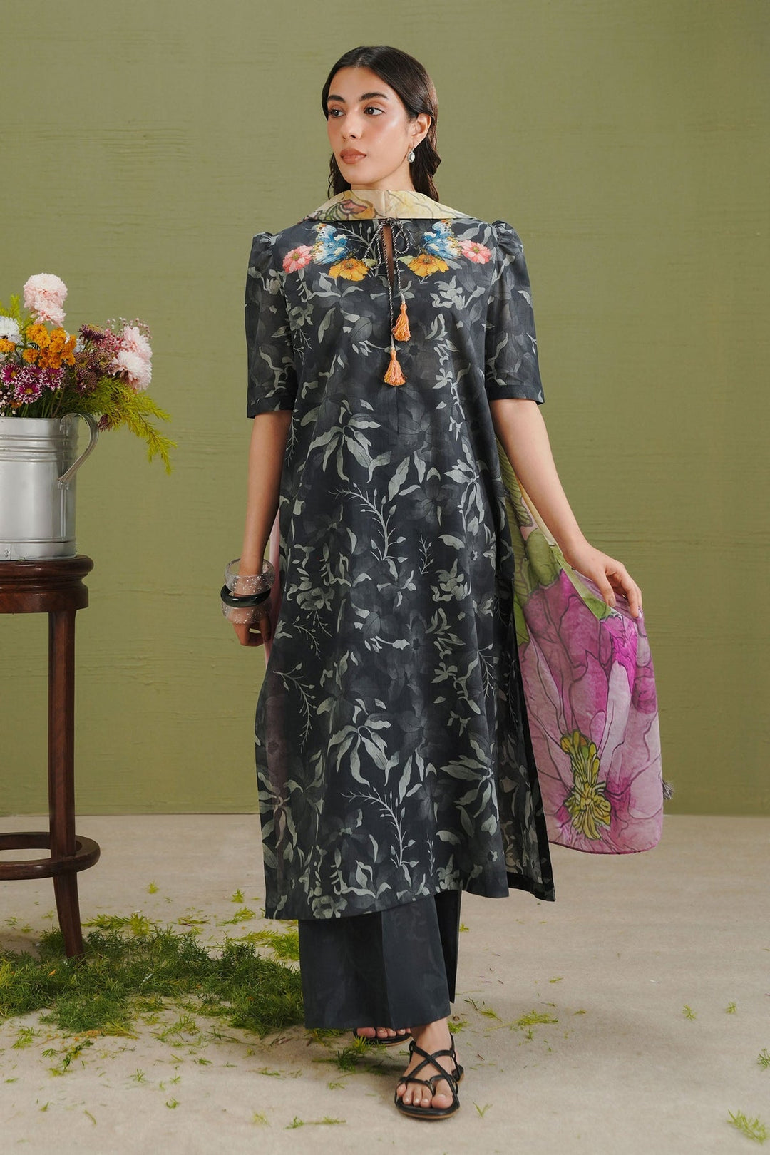 Gece-5B - Coco Prints By Zara Shahjahan Stitched