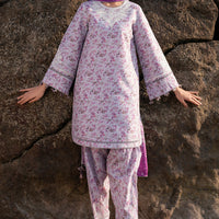 Lawn Purple Stitched Suit - Jazmin