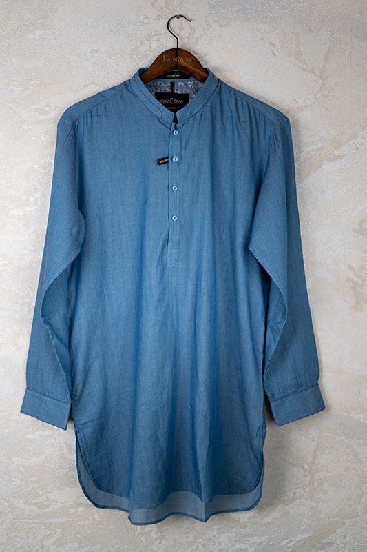 Cotton Blue Kurta Trouser - Cast & Crew