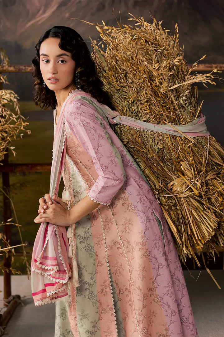 Dobby Lawn Multi Stitched Suit - Vanya
