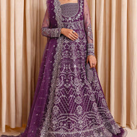 Plum Passion - Farasha Lumiere Formal Stitched