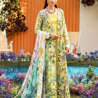Lawn Yellow Stitched Suit - Elaf