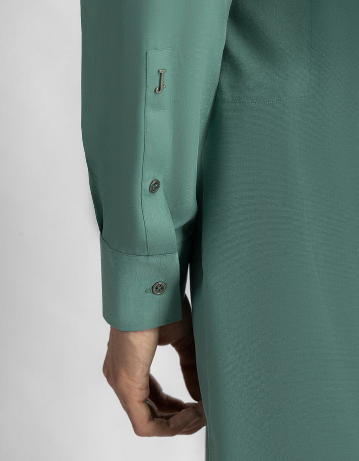 Blended Green Kurta Trouser - J. Junaid Jamshed