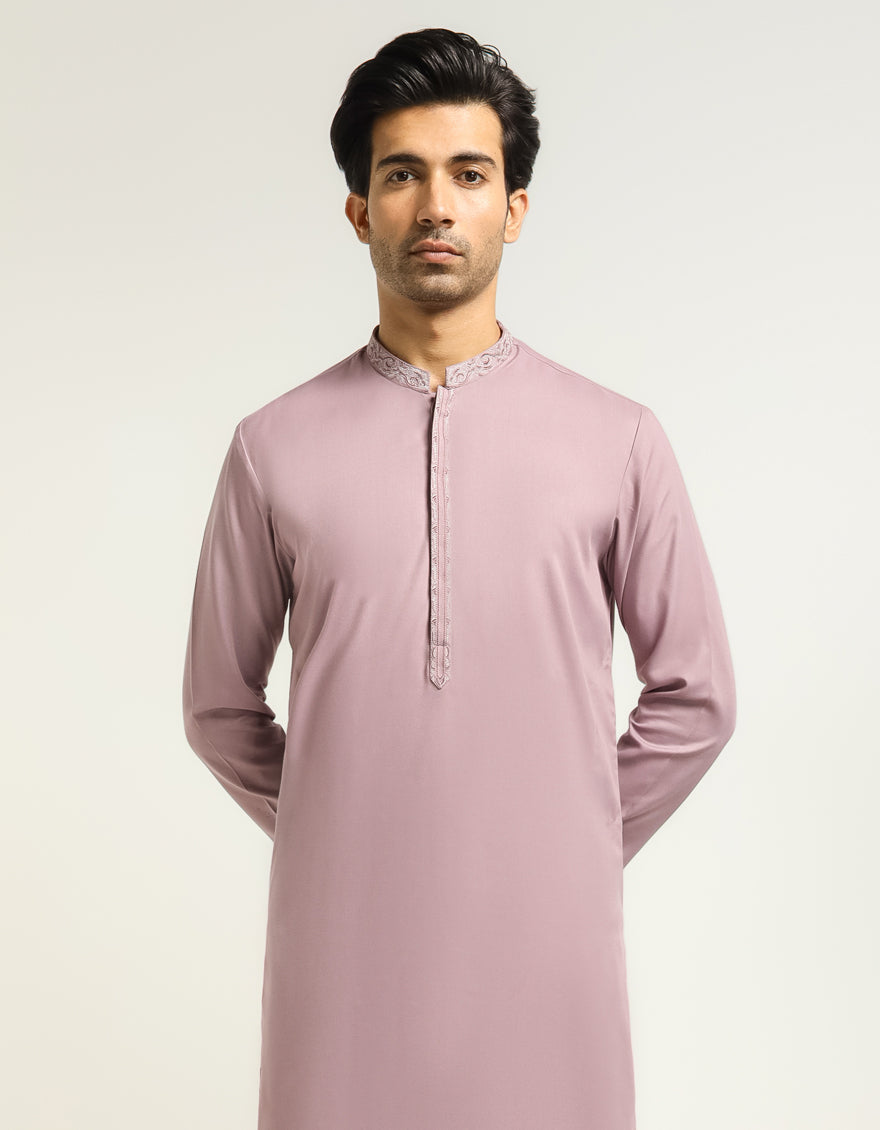 Blended Lilac Kurta - J. Junaid Jamshed