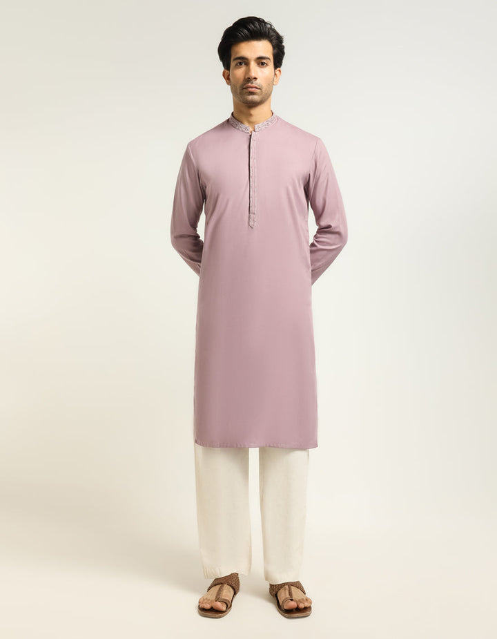 Blended Lilac Kurta - J. Junaid Jamshed