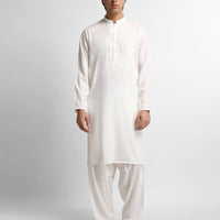 Blended Off White Shalwar Kameez - J. Junaid Jamshed