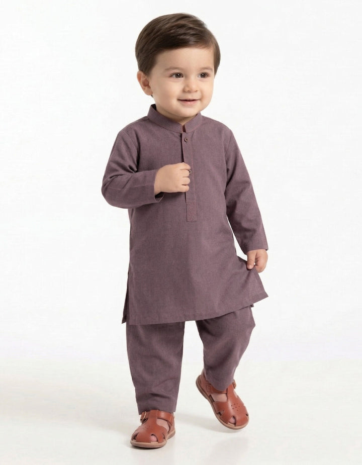 Blended Tea Pink Shalwar Kameez - J. Junaid Jamshed