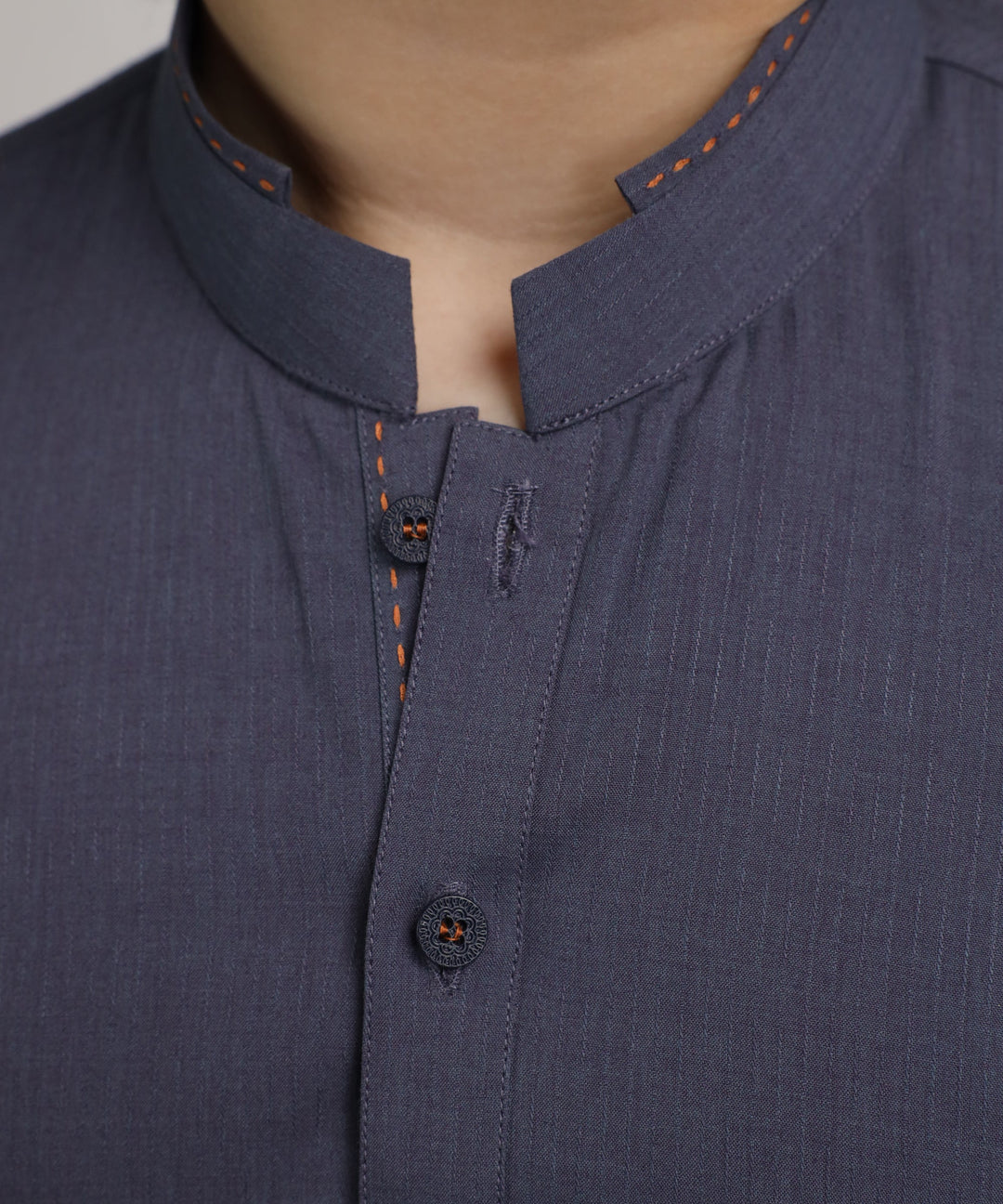 Blended Grey Kurta Trouser - J. Junaid Jamshed