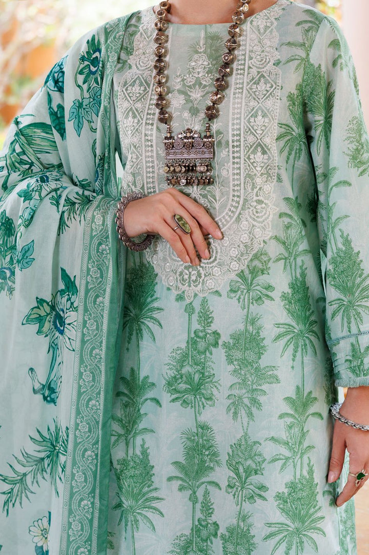 Lawn Light Green Stitched Suit - Almirah