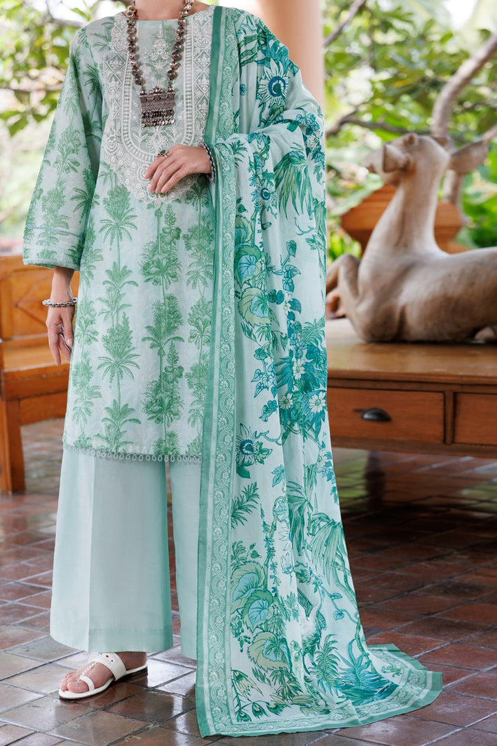 Lawn Light Green Stitched Suit - Almirah