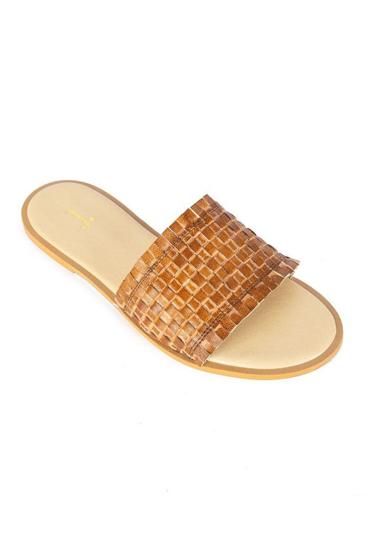 Plain Mustard Footwear - J. Junaid Jamshed