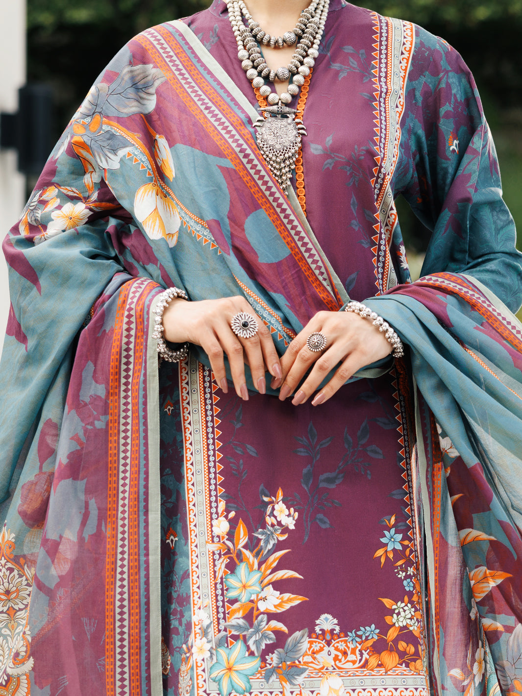 Lawn Green Stitched Suit - Almirah