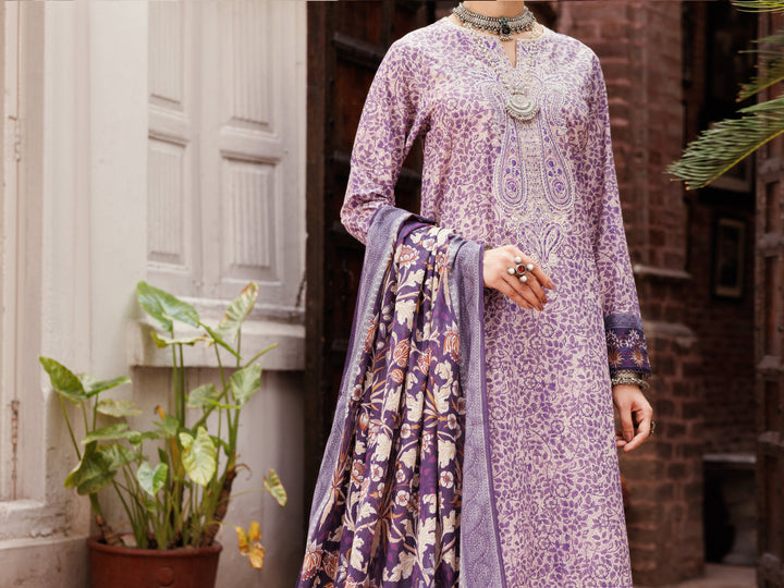 Lawn Light Purple Stitched Suit - Almirah