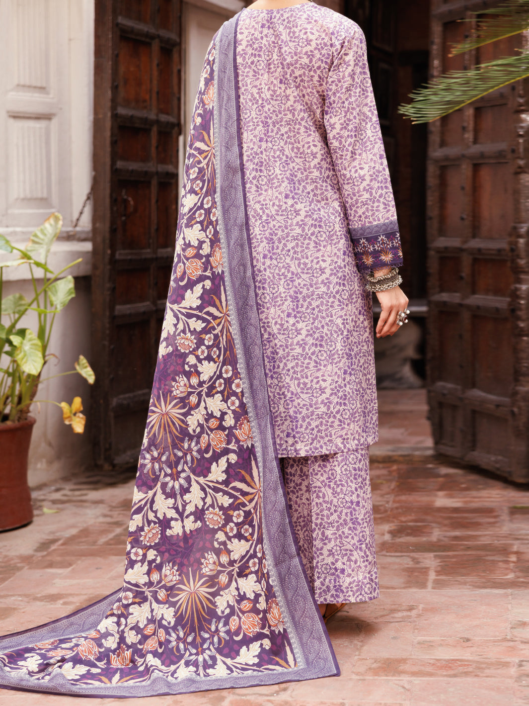 Lawn Light Purple Stitched Suit - Almirah