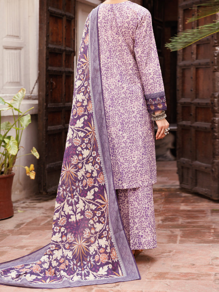 Lawn Light Purple Stitched Suit - Almirah