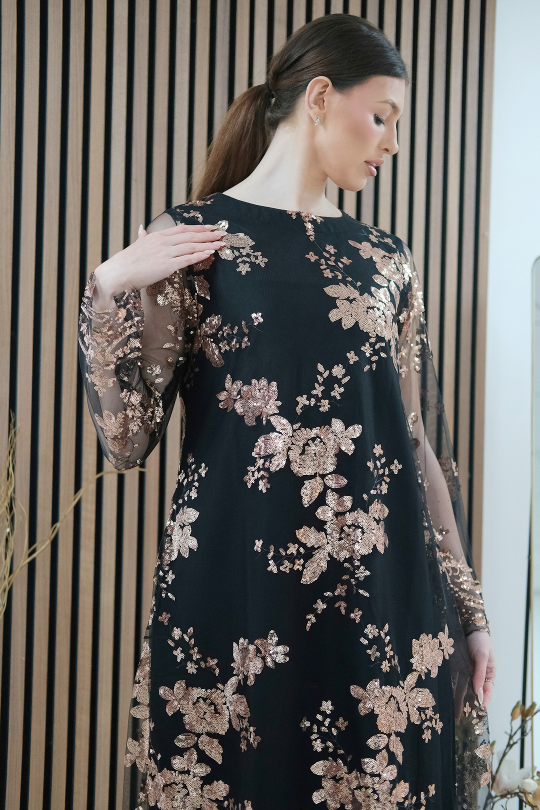 Aurielle Sequin Dress