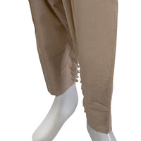 Lawn Beige Trouser - J. Junaid Jamshed
