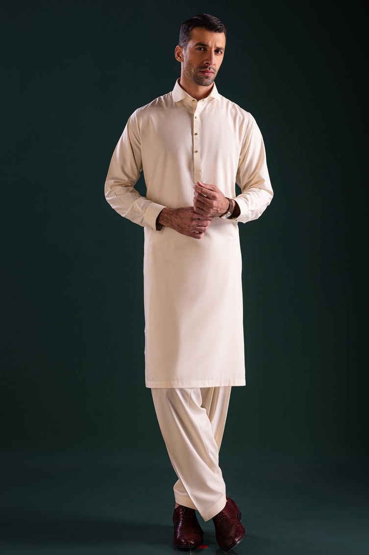 Blended Cream Shalwar Kameez - Cast & Crew