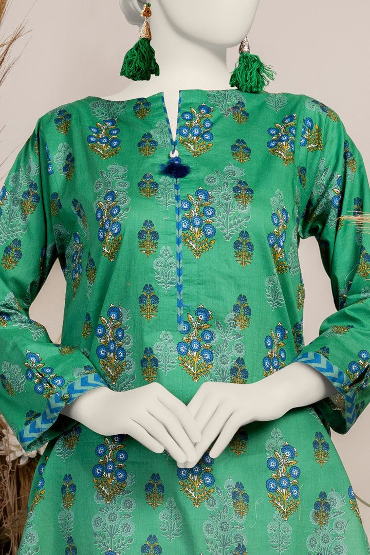 Liminal Green Kurti - J. Junaid Jamshed