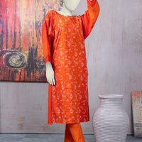 Khaddi Orange Kurti - J. Junaid Jamshed