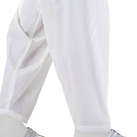 Lawn White Trouser - J. Junaid Jamshed