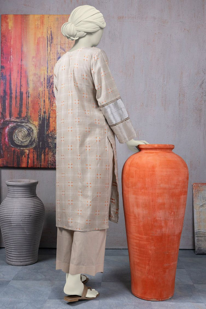 Khaddi Beige Kurti - J. Junaid Jamshed