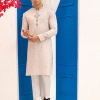 Blended Purple Special Kurta - J. Junaid Jamshed