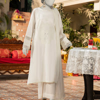 Lawn Green Stitched Suit - J. Junaid Jamshed