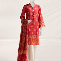 Cambric Multicolor Unstitched Suit - J. Junaid Jamshed