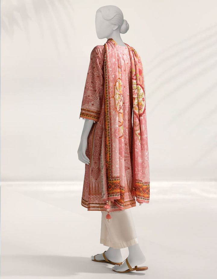 Liminal Multicolor Unstitched Suit - J. Junaid Jamshed