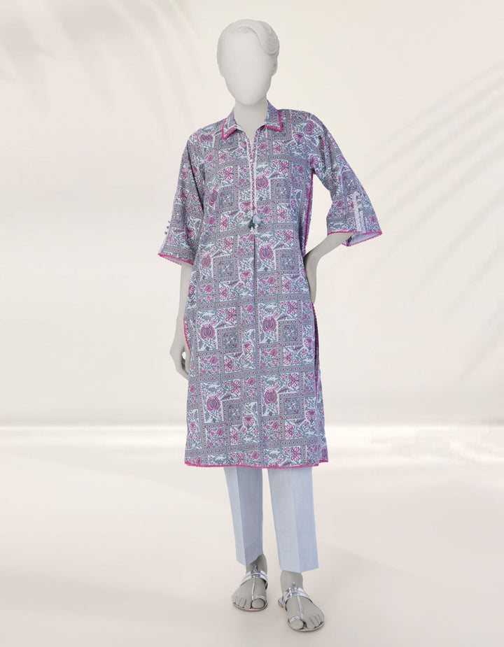 Liminal Multicolor Unstitched Suit - J. Junaid Jamshed