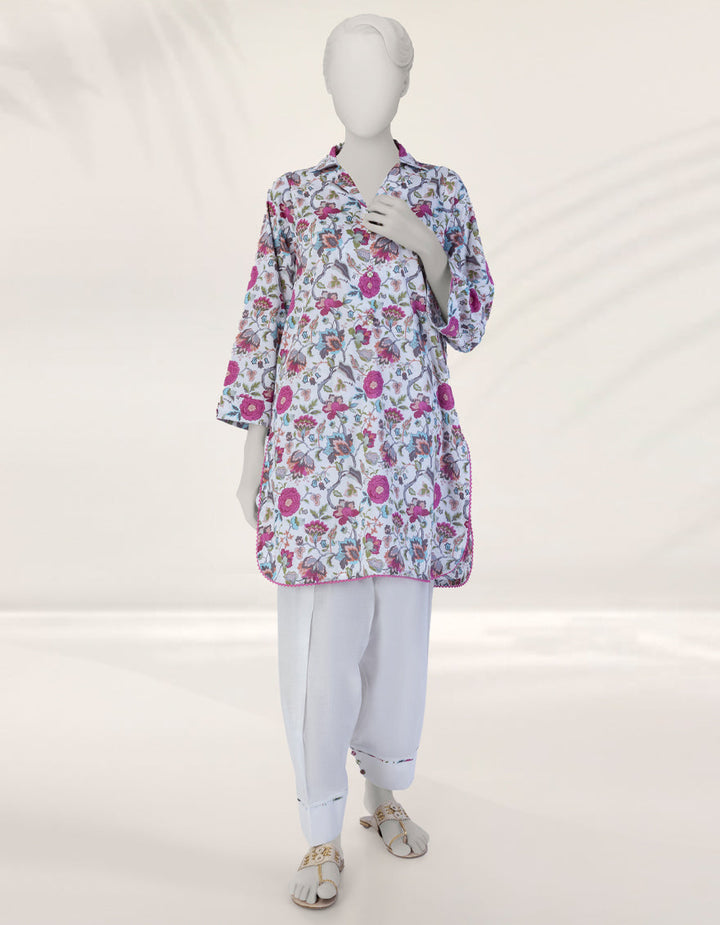 Liminal White Unstitched Suit - J. Junaid Jamshed