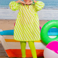 Lawn Yellow Kurti - J. Junaid Jamshed
