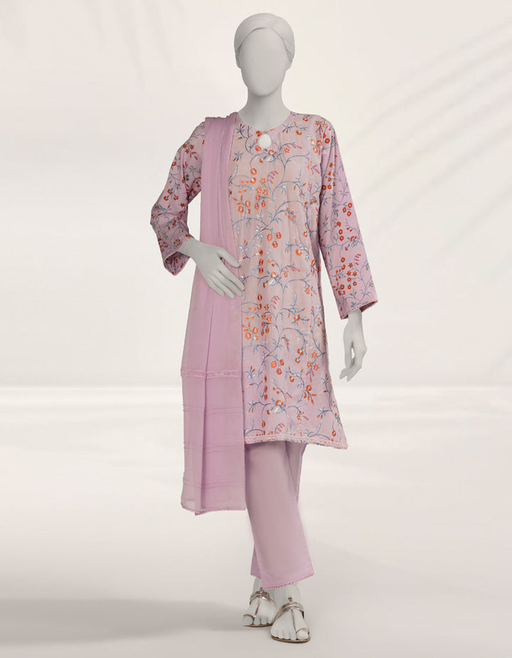 Liminal Pink Stitched Suit - J. Junaid Jamshed