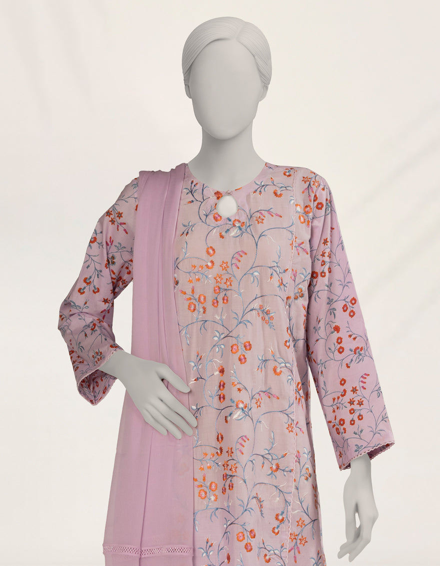 Liminal Pink Stitched Suit - J. Junaid Jamshed